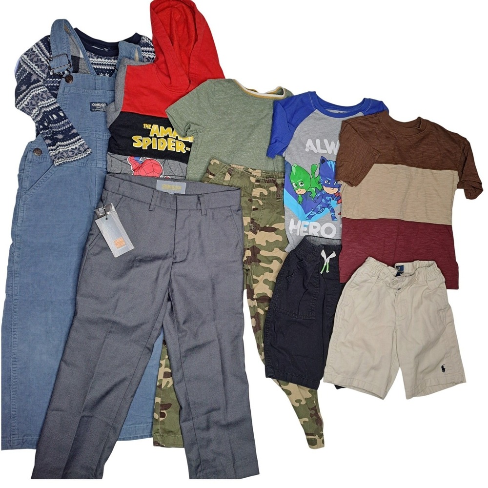 Kids 10 Piece Bundle Size 5 Ralph Lauren Old Navy OshKosh Garanimals
